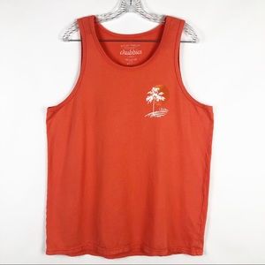 CHUBBIES Tank “Skies Out Thighs Out” Palm Tree L